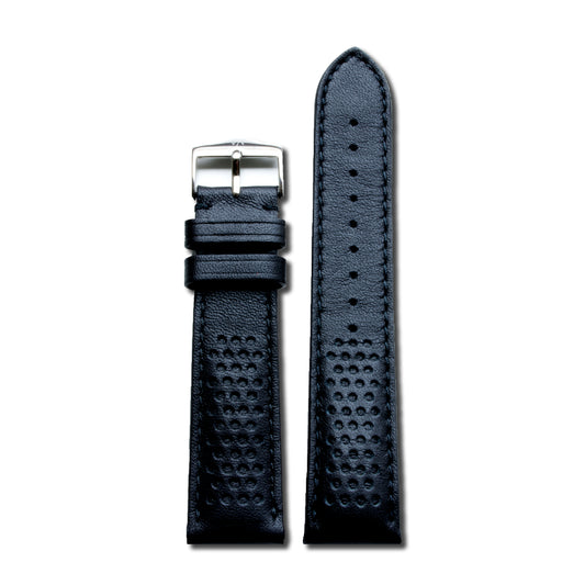 VAPAUS watch strap - Racer Leather Black